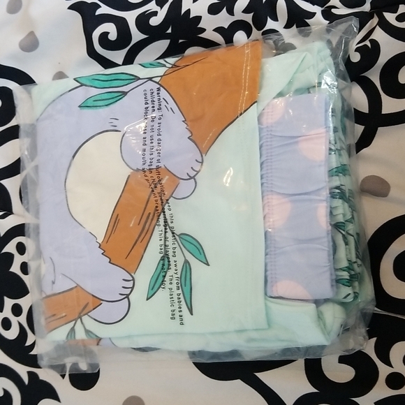 2/$15 CAT & Jack Toddler Moon Light Jade Pajama Set NWT - Picture 5 of 5